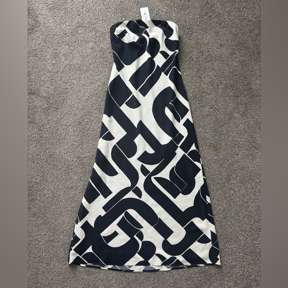 NWT Dynamite satin strapless maxi dress